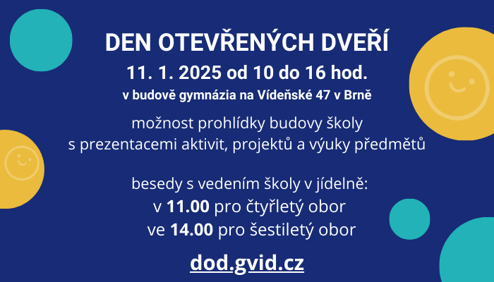 pozvánka na den otevřených dveří